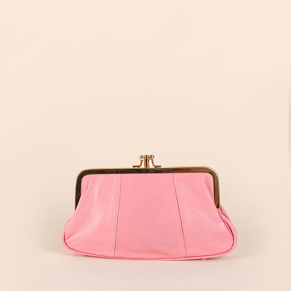 PORTAMONETE CLASSICO PELLE CON CHIUSURA A CLICK CLACK