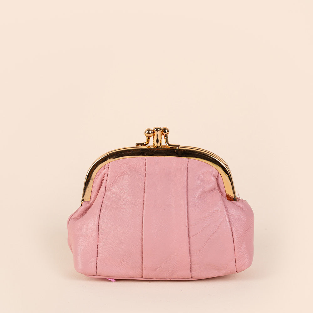 PORTAMONETE CLASSICO PELLE CON CHIUSURA A CLICK CLACK