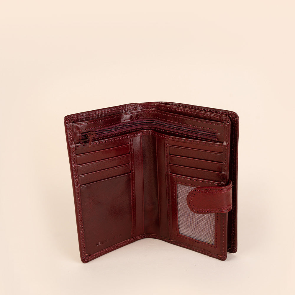 PORTAFOGLIO GRANDE CON DOPPIA APERTURA PELLE SEMI LUCIDA