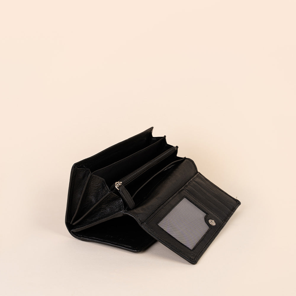 PORTAFOGLIO GRANDE CON DOPPIA APERTURA PELLE MORBIDO