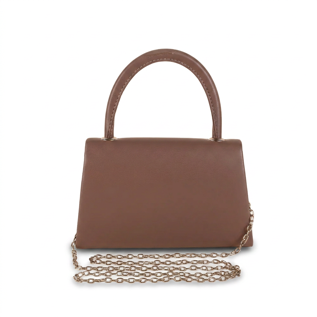 BORSA POCHETTE CON MANICO RIGIDO