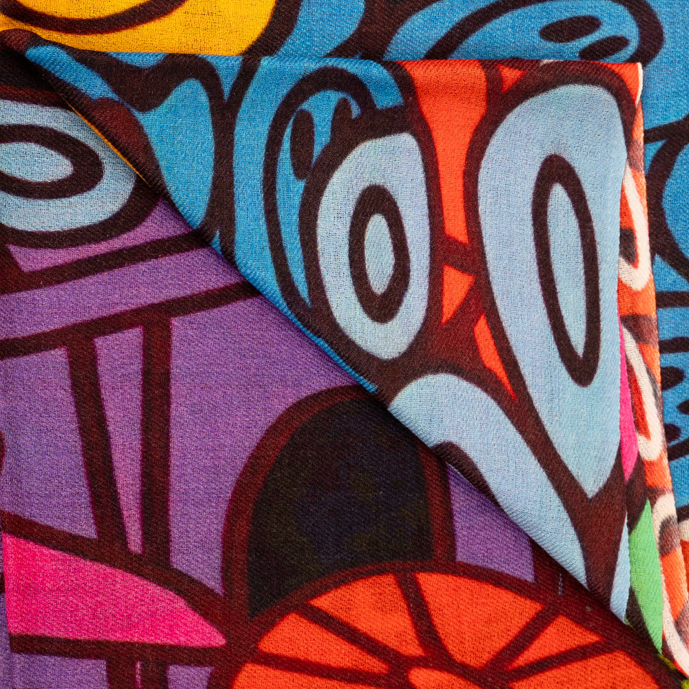 SCIARPA LEGGERA MULTICOLOR