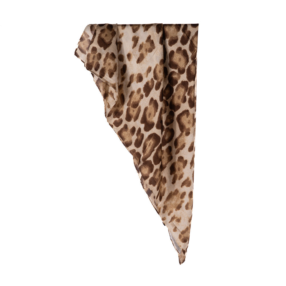 SCIARPA LEGGERA FOULARD QUADRATO MACULATO