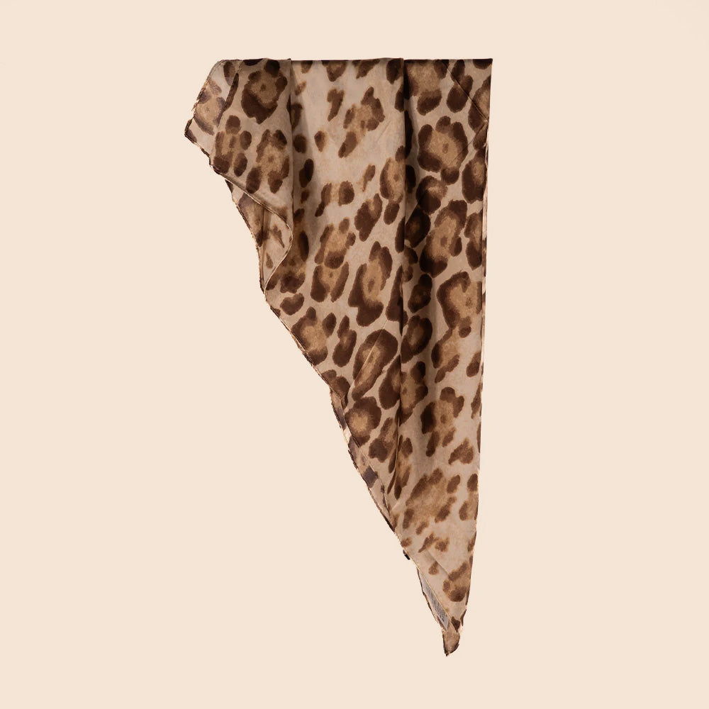 SCIARPA LEGGERA FOULARD QUADRATO MACULATO