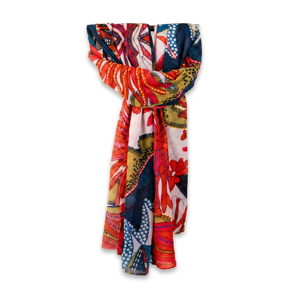 MULTICOLOR LIGHT SCARF