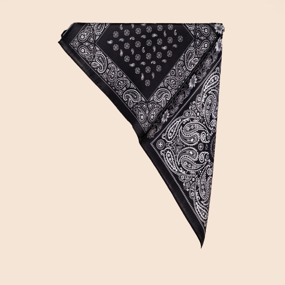 SCIARPA FOULARD DA COLLO IN SETA FANTASIA SIMIL BANDANA
