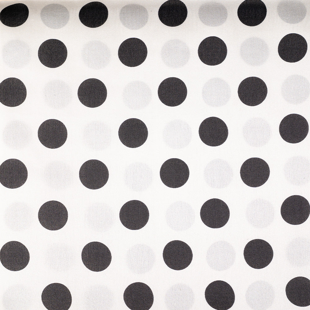 SCIARPA FOULARD DA COLLO IN SETA CON POIS MEDI E DISTANTI