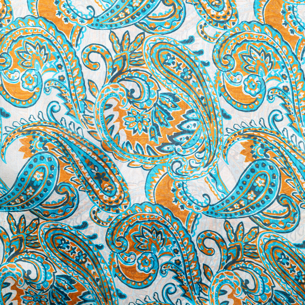 SCIARPA FOULARD IN SETA GRANDE RETTANGOLARE CON FANTASIA CASHMERE