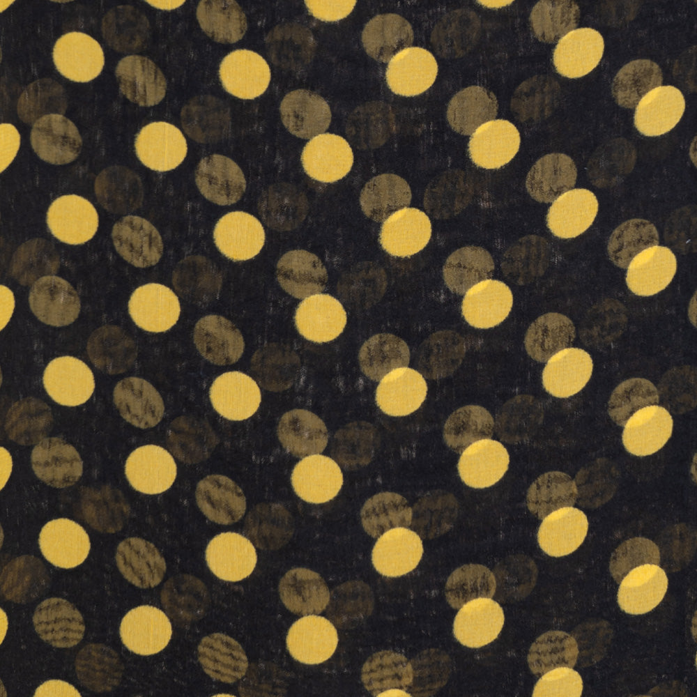 LIGHTWEIGHT SCARF WITH LARGE POLKA DOT
