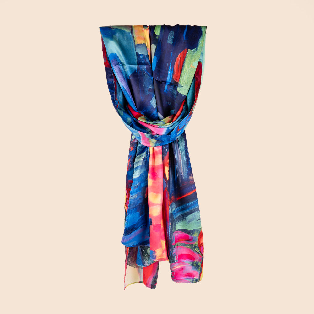 SCIARPA FANTASIA DOPPIA FANTASIA ASTRATTA