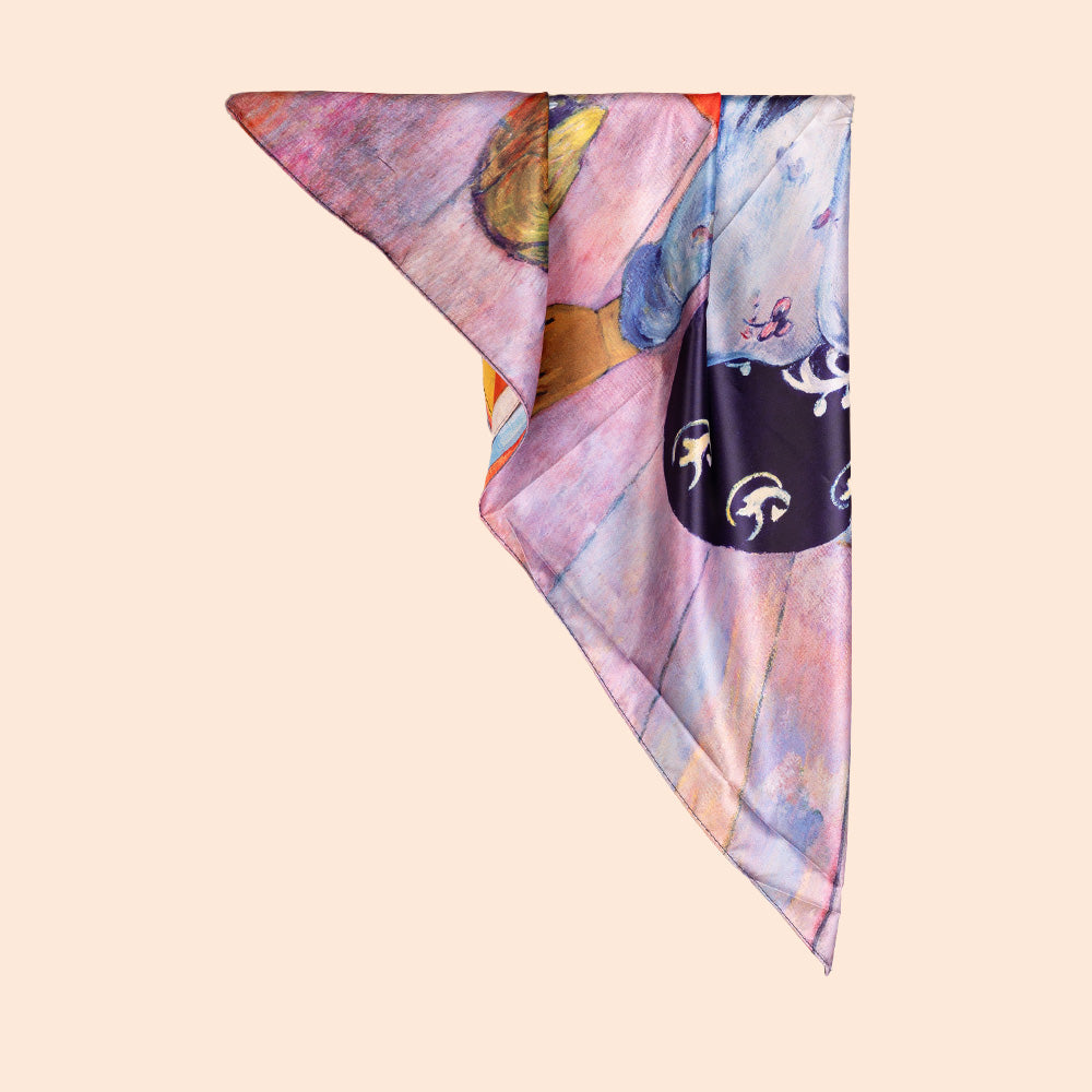 SCIARPA FANTASIA DOPPIA CON DIPINTO