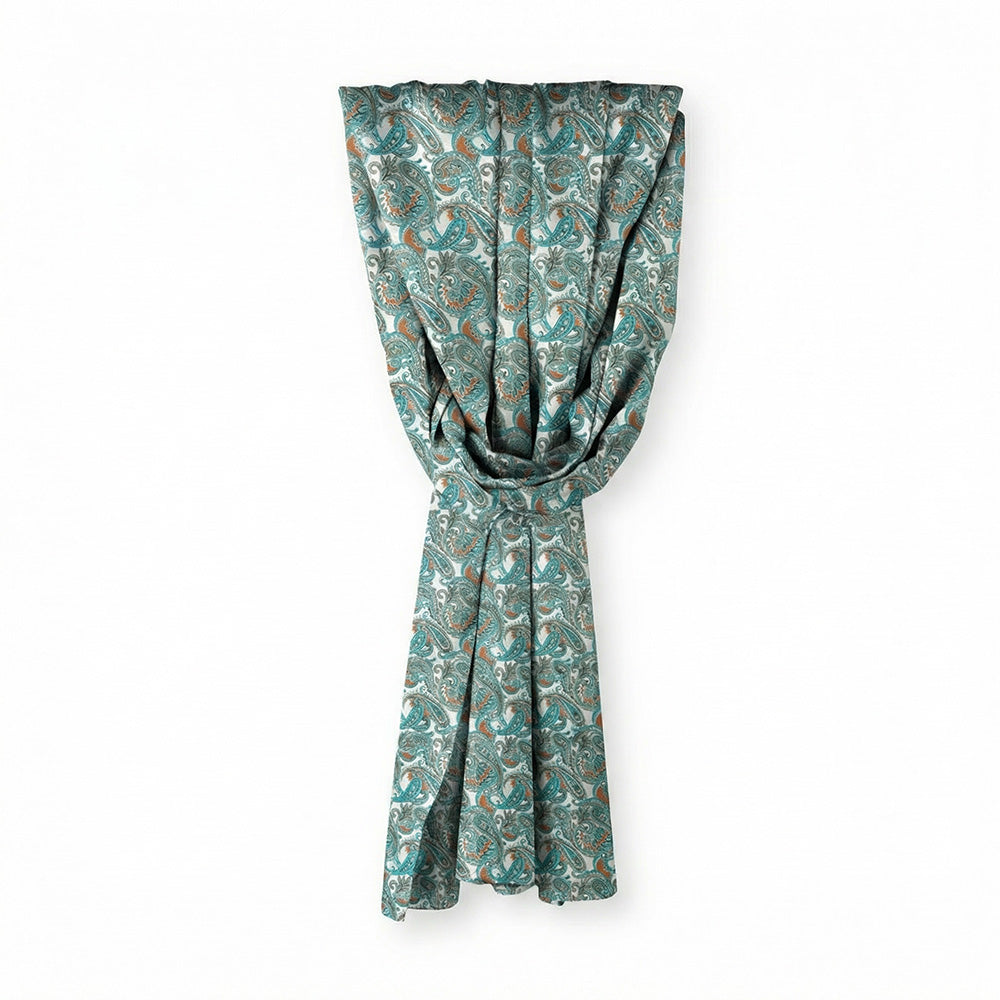 SCIARPA FOULARD IN SETA GRANDE FANTASIA CASHMERE