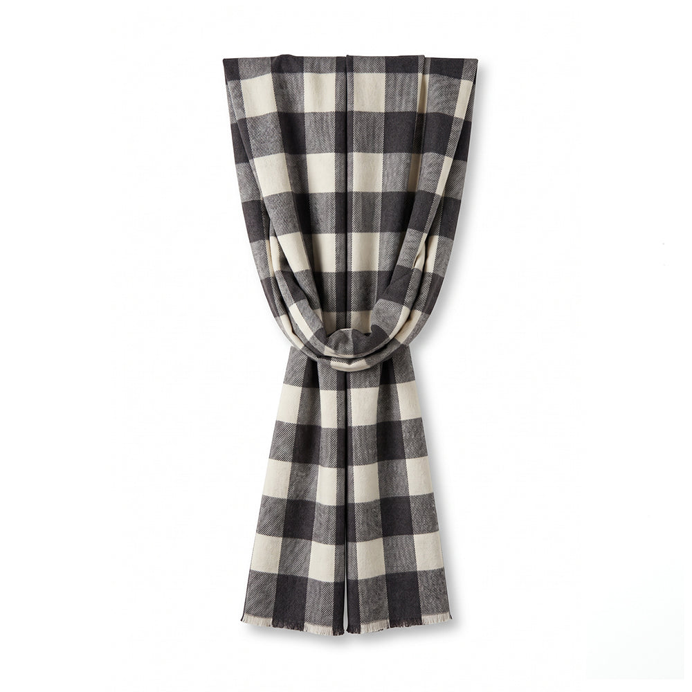 SCIARPA CON FANTASIA A QUADRI STILE SCOZZESE