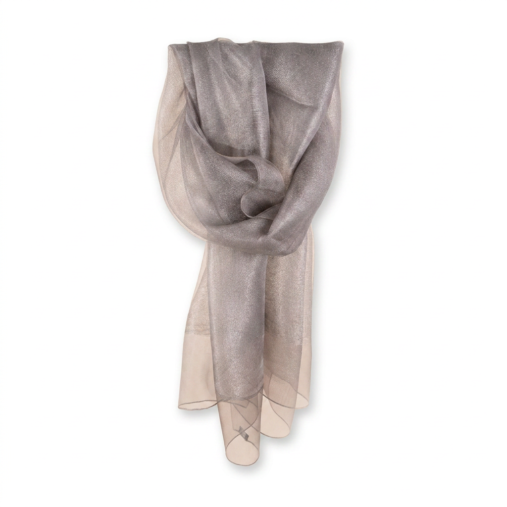 SCIARPA FOULARD LEGGERA LAMINATA