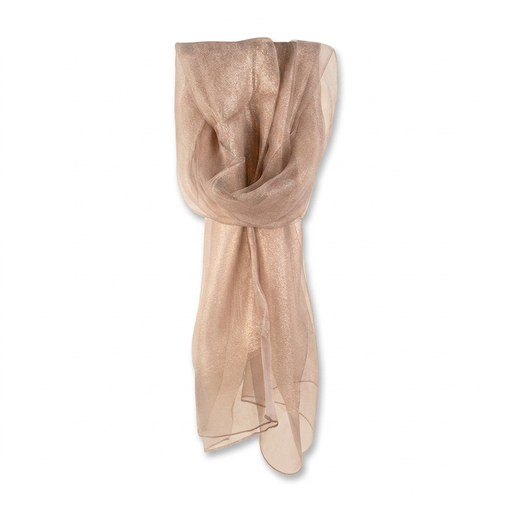 SCIARPA FOULARD LEGGERA LAMINATA
