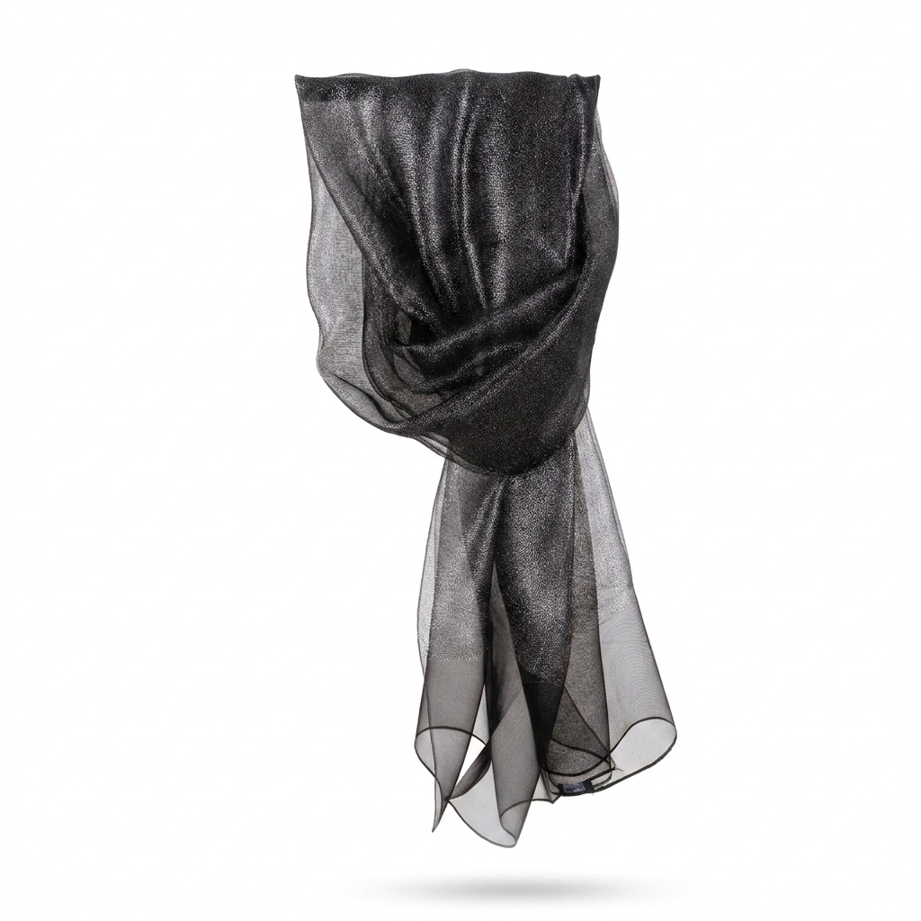 SCIARPA FOULARD LEGGERA LAMINATA