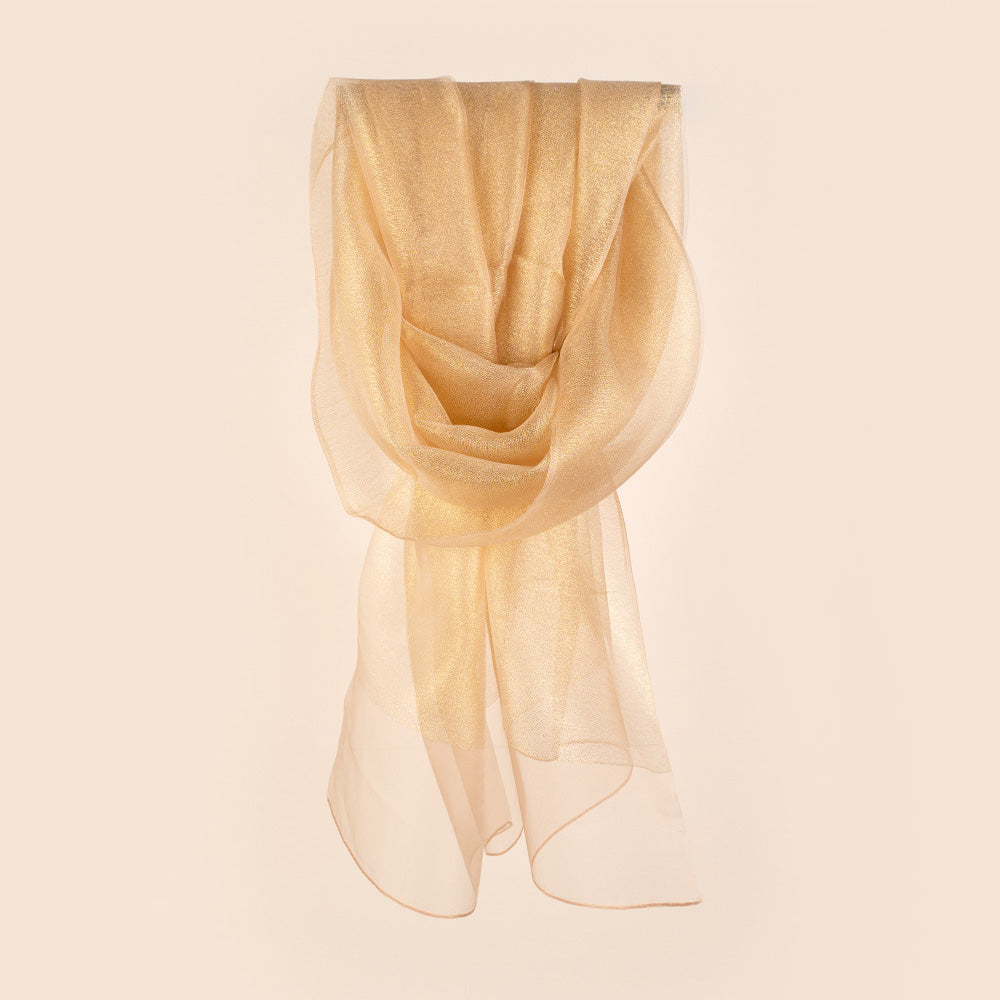 SCIARPA FOULARD LEGGERA LAMINATA