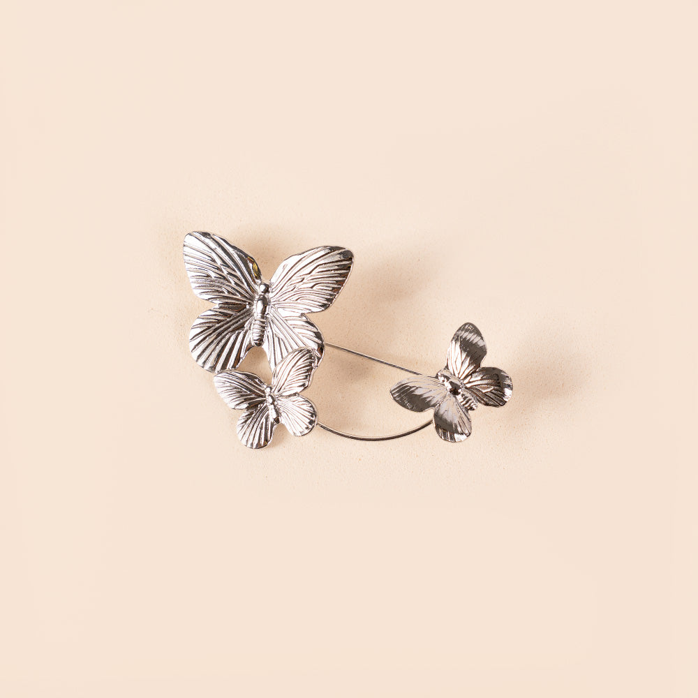 SPILLA CON TRE FARFALLE
