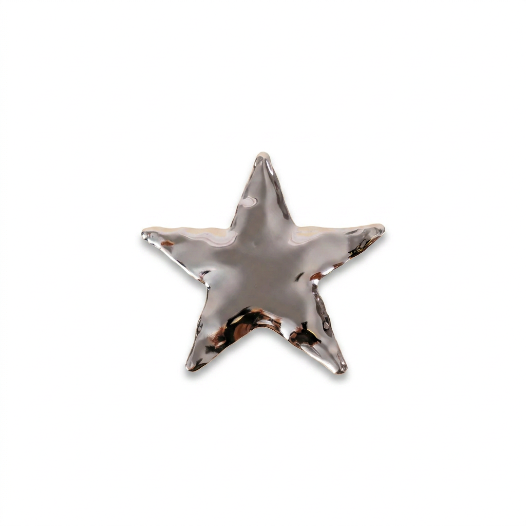 SPILLA A FORMA DI STELLA MARTELLATA