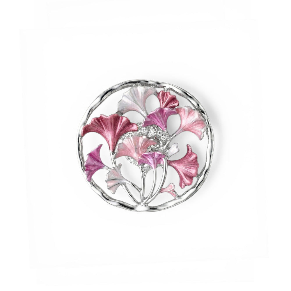 SPILLA CON BOUQUET DI FIORI MINIMALI
