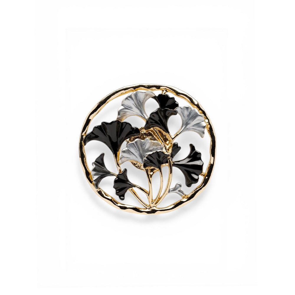 SPILLA CON BOUQUET DI FIORI MINIMALI