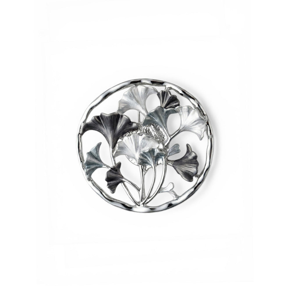 SPILLA CON BOUQUET DI FIORI MINIMALI