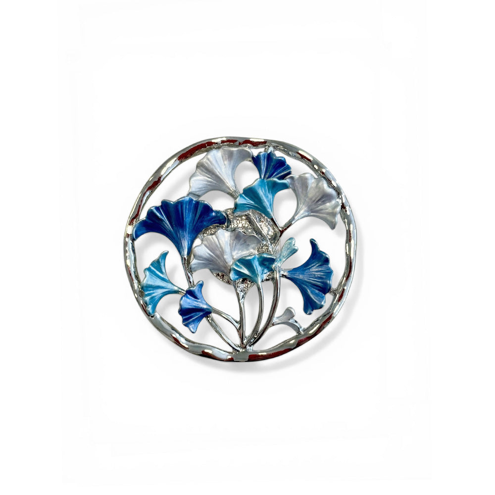 SPILLA CON BOUQUET DI FIORI MINIMALI