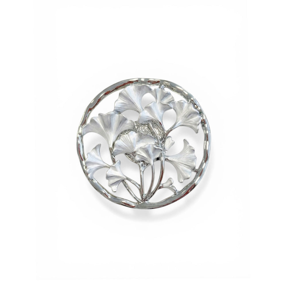 SPILLA CON BOUQUET DI FIORI MINIMALI