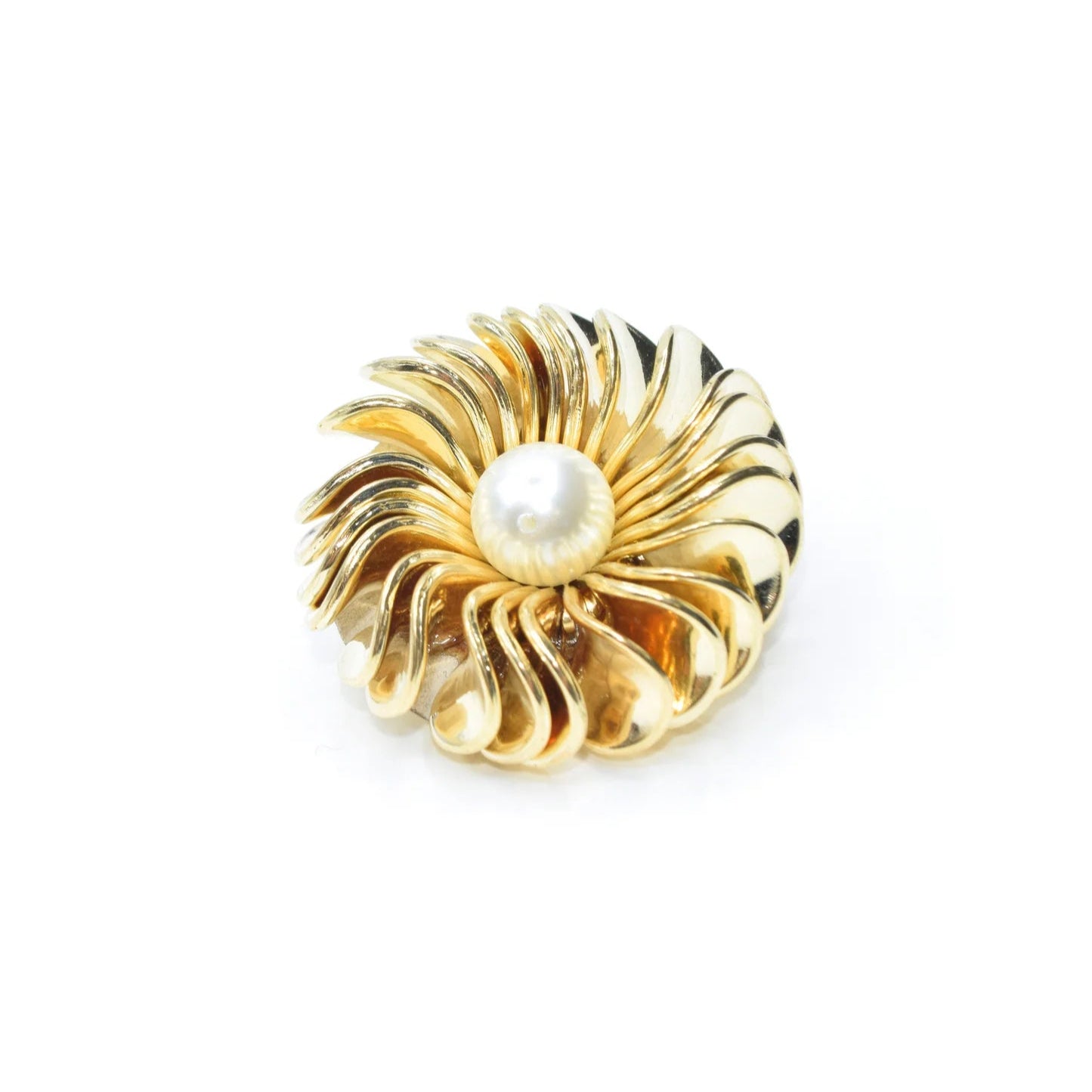 SPILLA A FIORE CON PERLA CENTRALE
