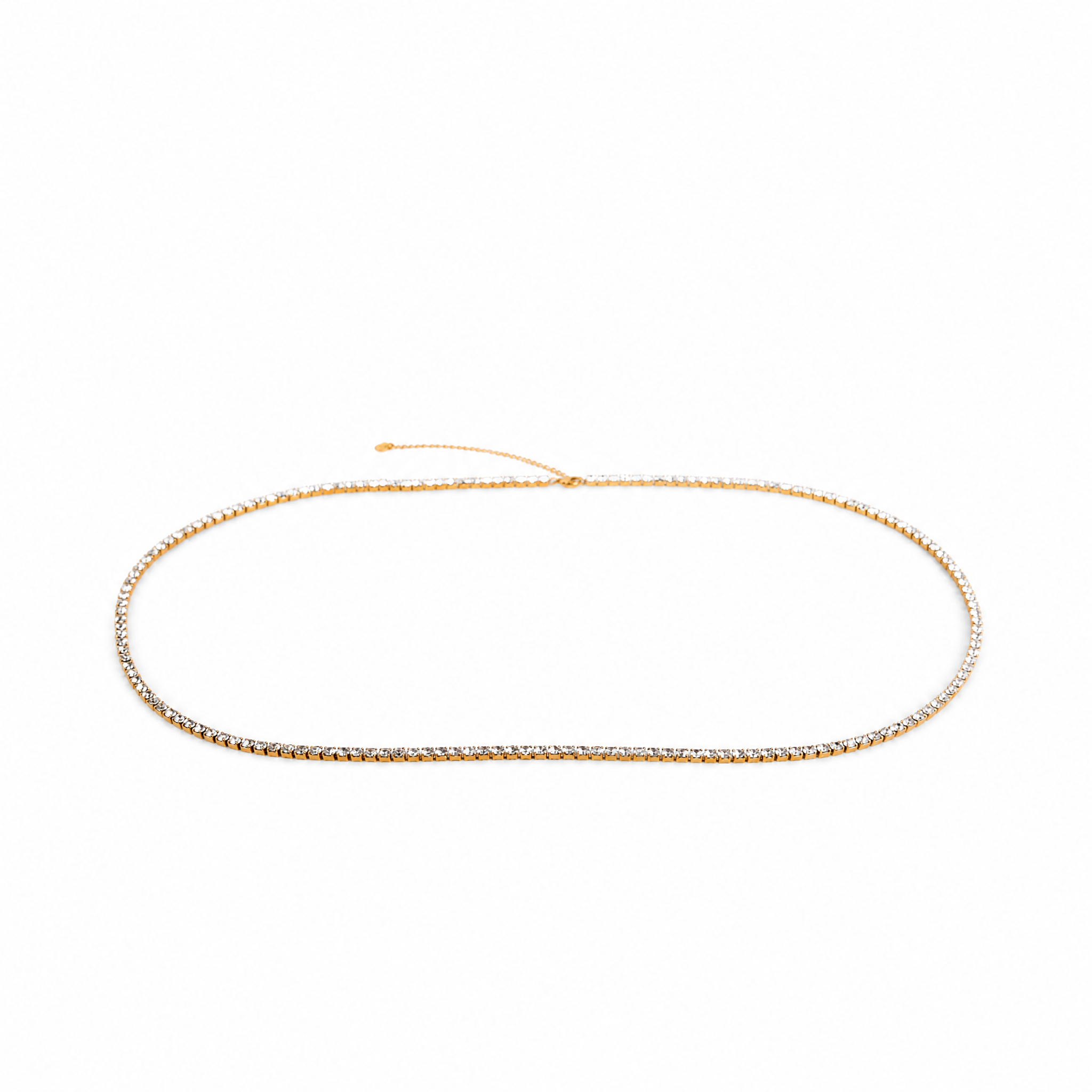 GIOIELLO CORPO CON STRASS MODELLO TENNIS