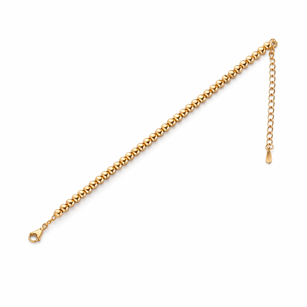 BRACELET WITH SPHERES IN SEQUENCE