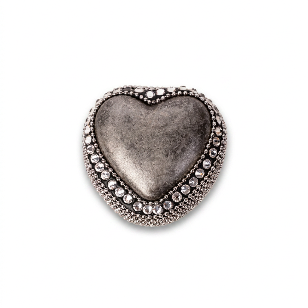 ANELLO REGOLABILE DALLA FORMA A CUORE PICCOLO
