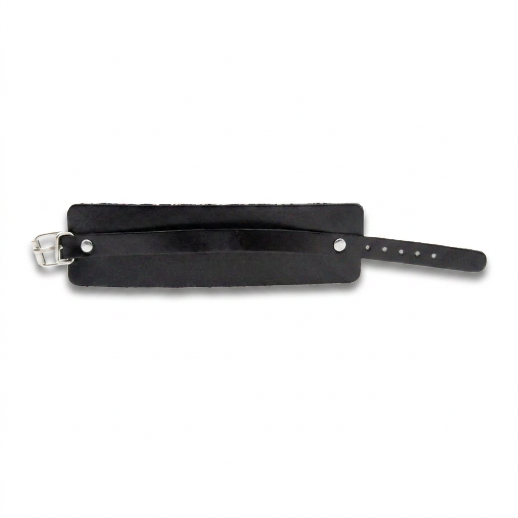 FAUX LEATHER BAND BRACELET WITH BELT
