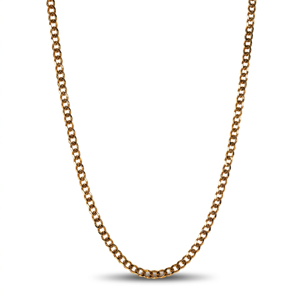COLLANA A GIROCOLLO CATENA GRUMETTA CON MOSCHETTONE GRANDE