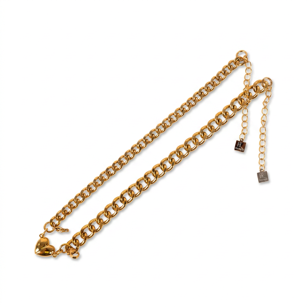 BRACCIALE A COPPIA CON CUORE SPEZZATO A CALAMITA