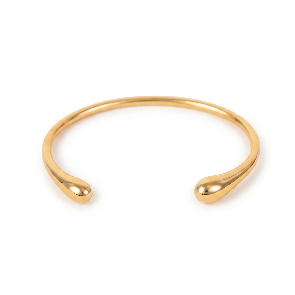 BRACCIALE RIGIDO CON ETREMITA' CRESCENTI
