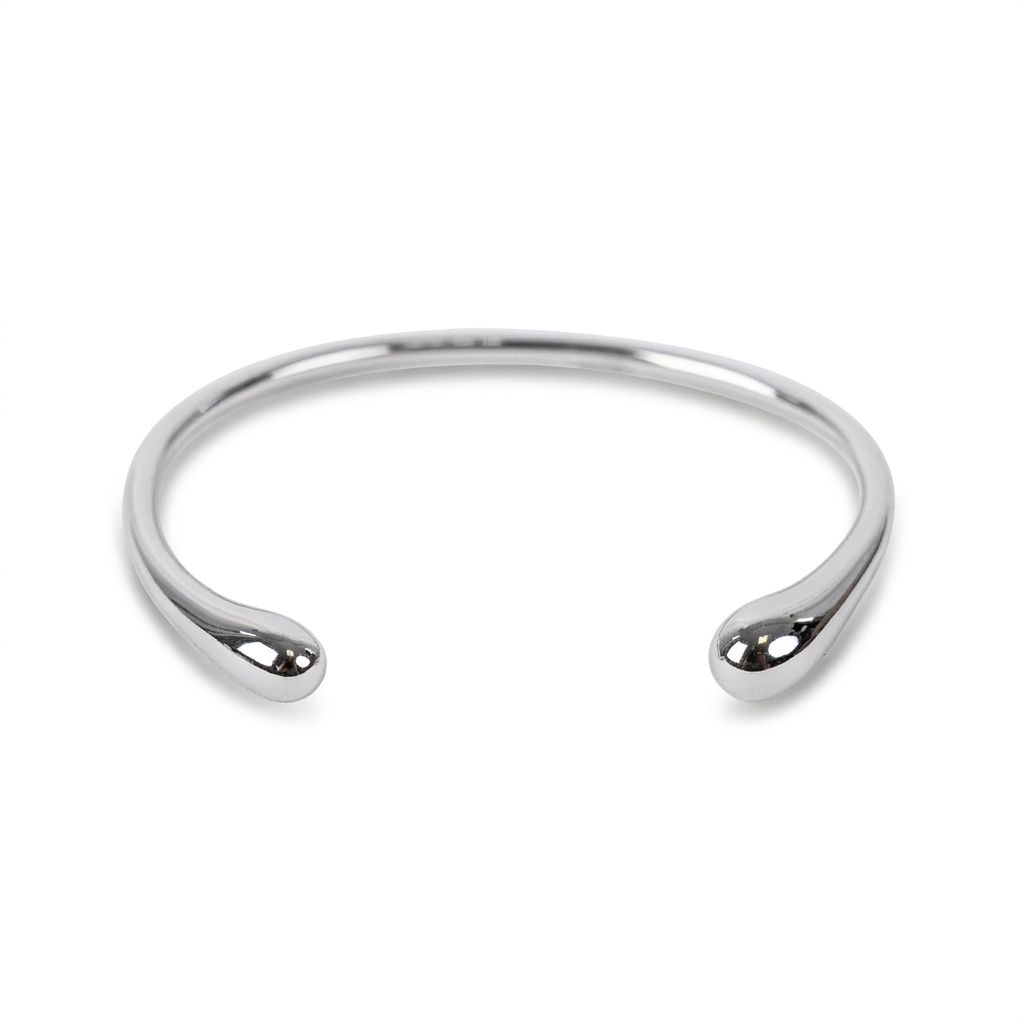BRACCIALE RIGIDO CON ETREMITA' CRESCENTI
