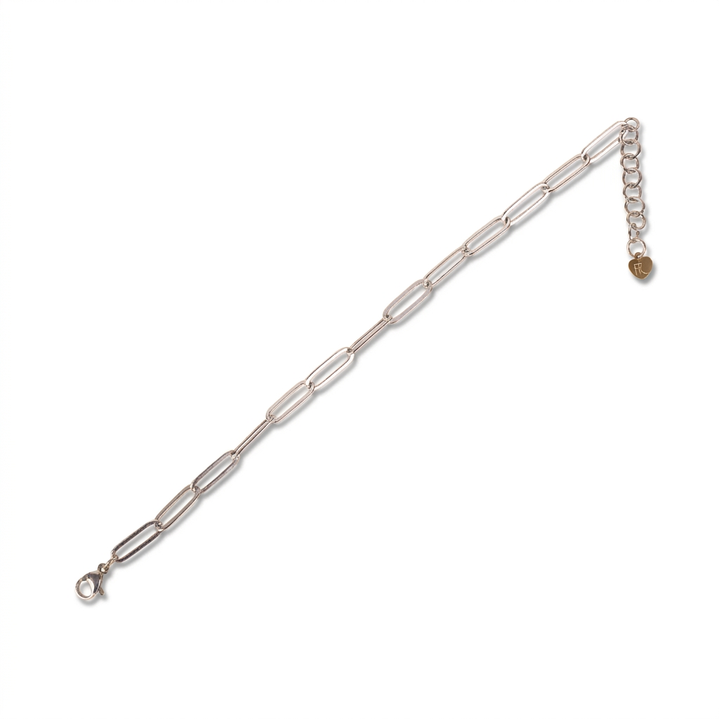 BRACCIALE A CATENA SEMPLICE CON MAGLIA ALLUNGATA