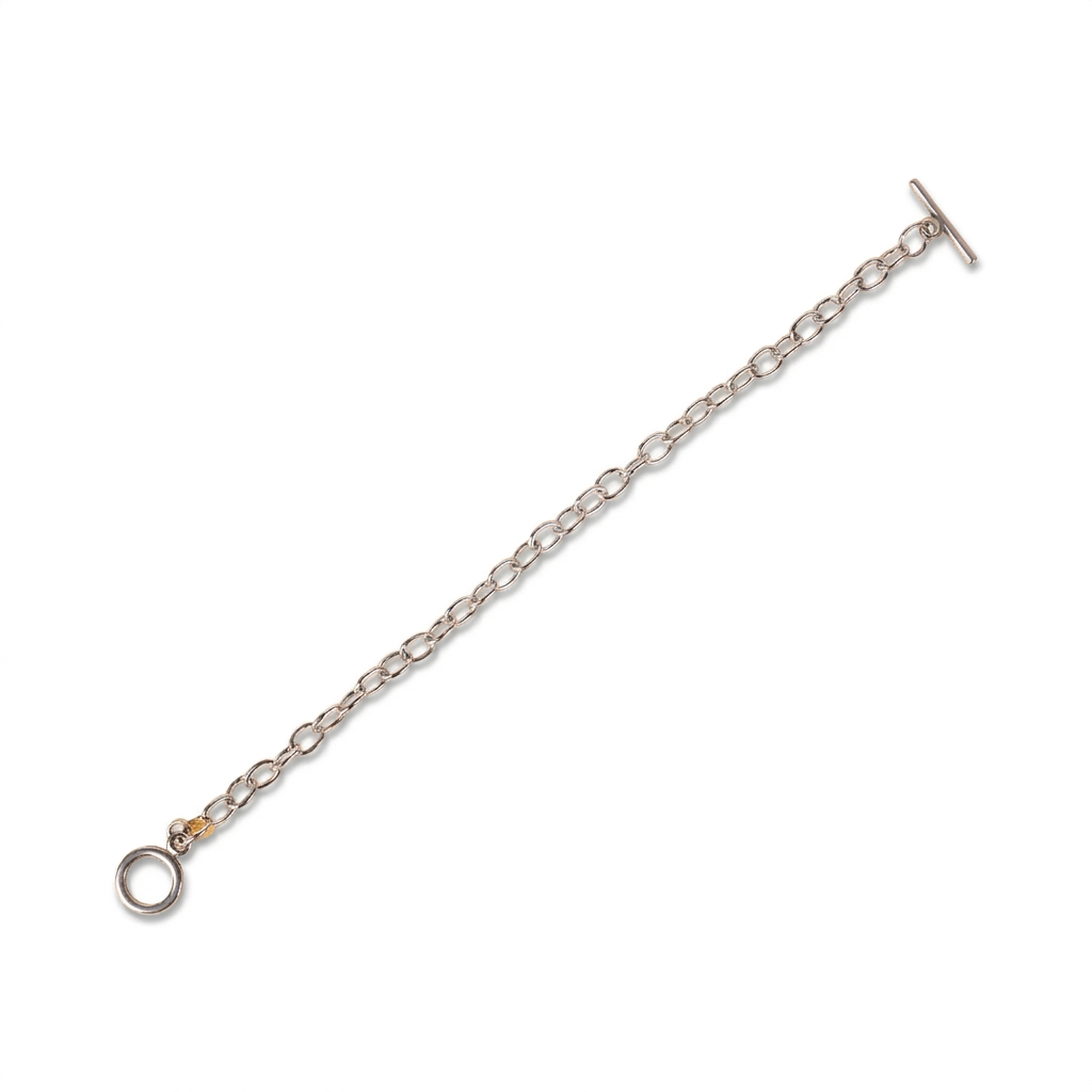 BRACCIALE A CATENA CON CHIUSURA A T