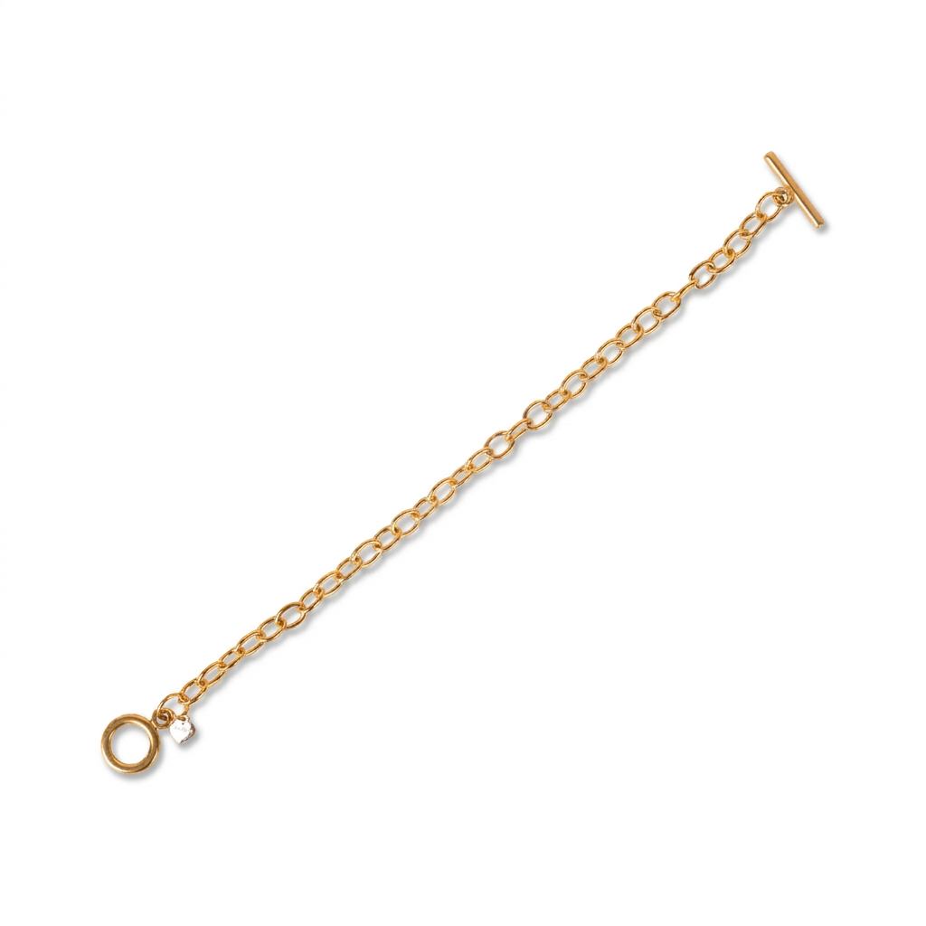 BRACCIALE A CATENA CON CHIUSURA A T