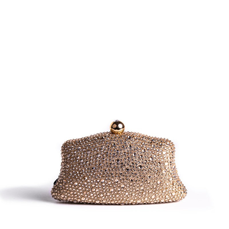 BORSA POCHETTE STRASS