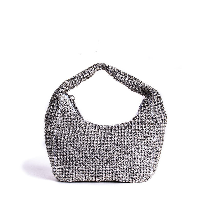 BORSA A MANO STRASS