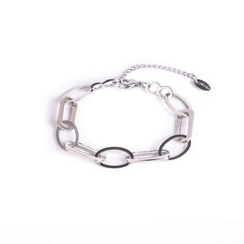 BRACCIALE MORBIDO CON MAGLIA A CATENA