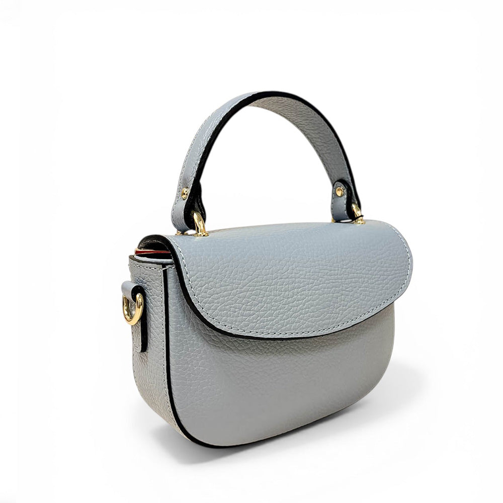 BORSA POCHETTE CON MANICO E TRACOLLA