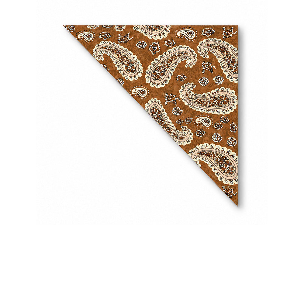 SCIARPA DOUBLEFACE CON FANTASIA FLOREALE STILE INDIANO