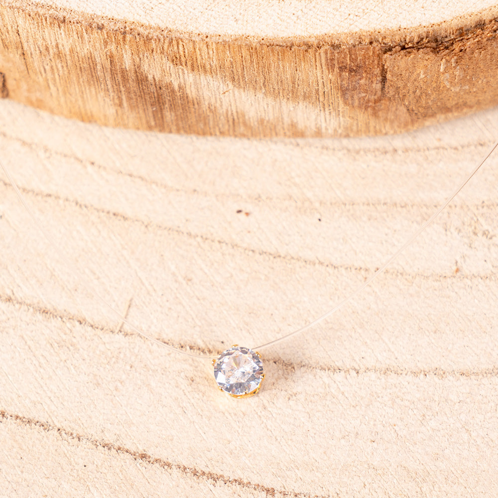 COLLANA GIROCOLLO CON PUNTO LUCE