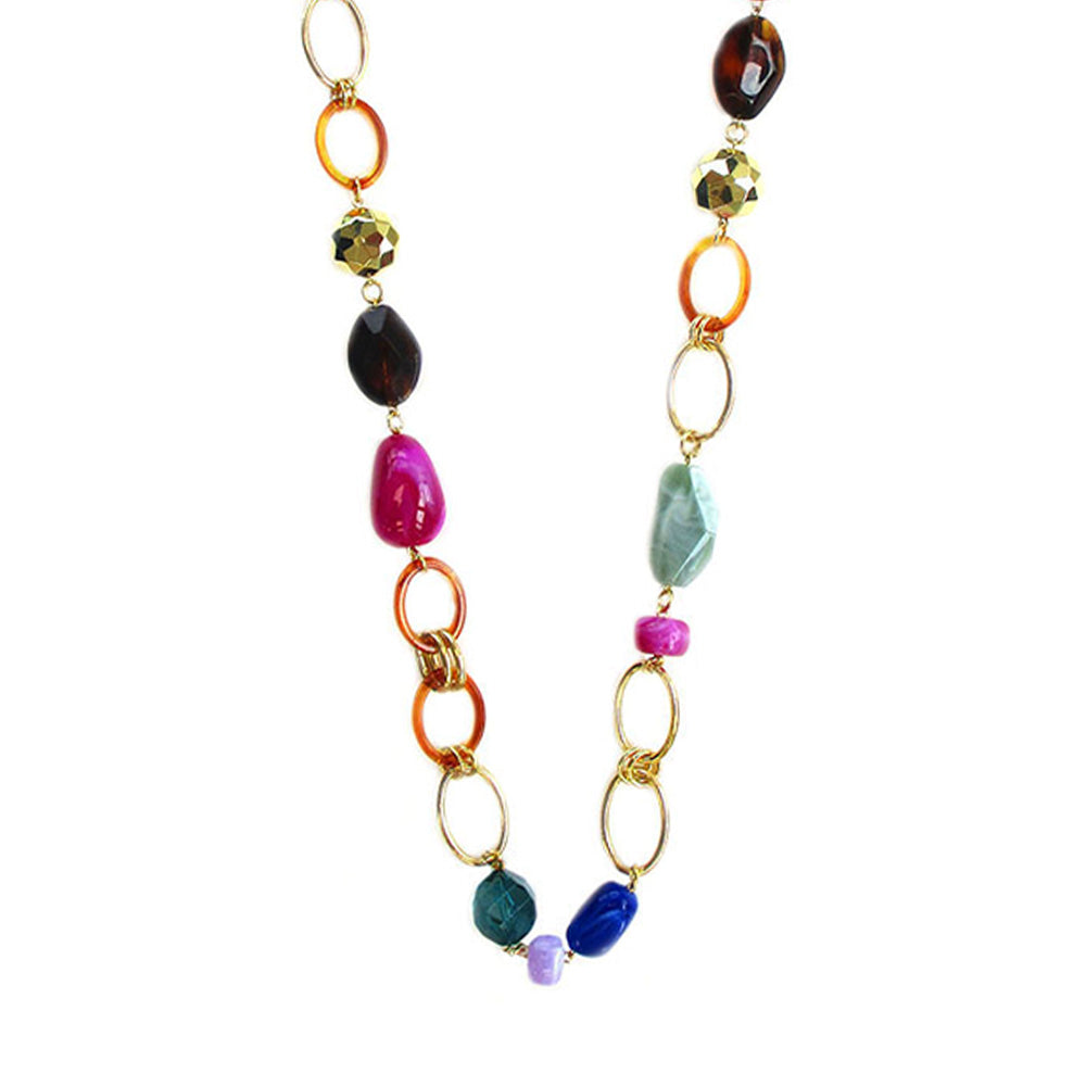 COLLANA LUNGA CON PIETRE