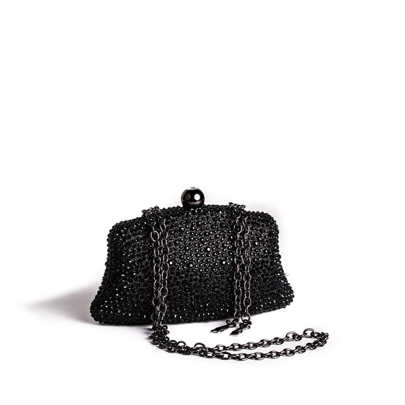 BORSA POCHETTE STRASS