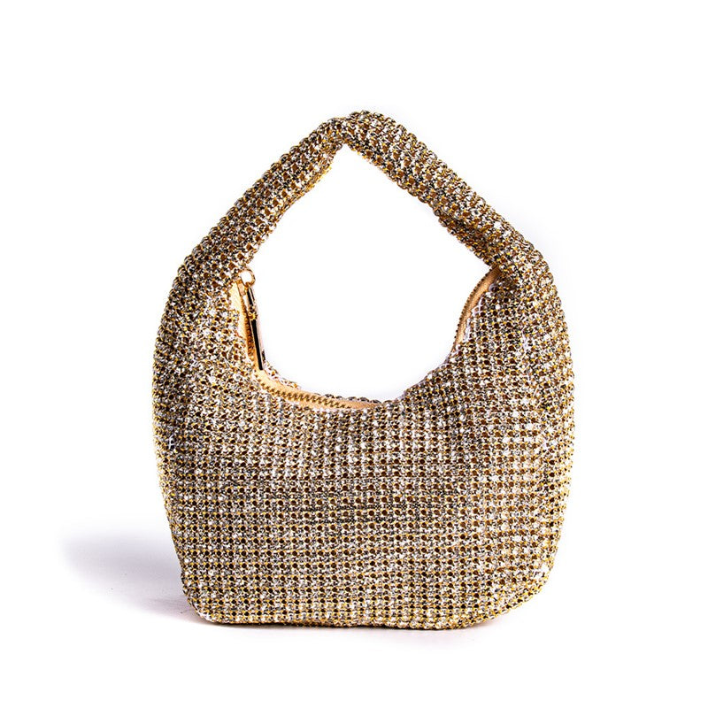 BORSA A MANO STRASS