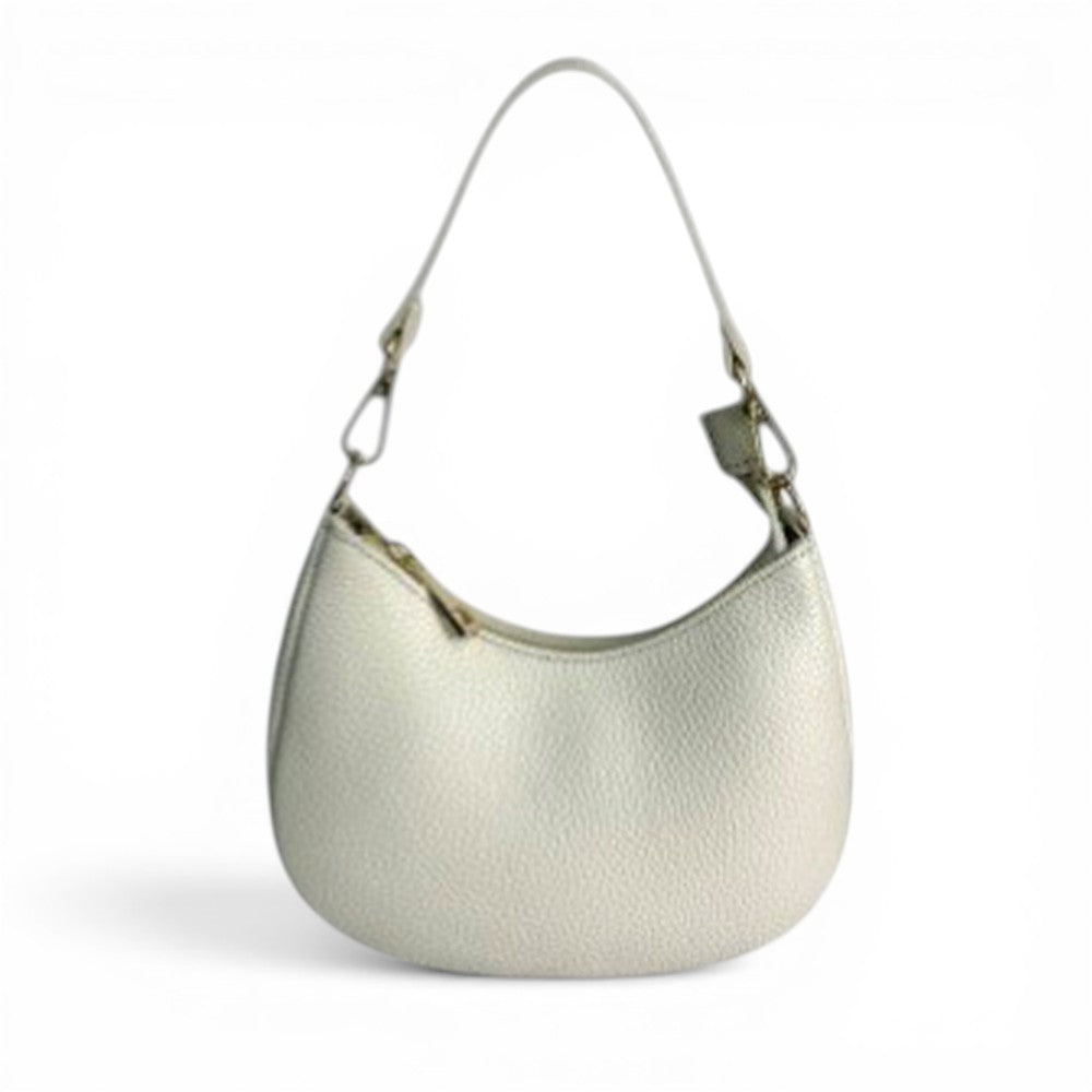 BORSA POCHETTE RIGIDA A MEZZALUNA